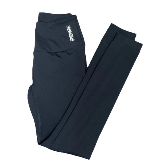 Gymshark Women's High Rise Fit Training 7/8 Leggings In Black Size XS - Picture 1 of 5